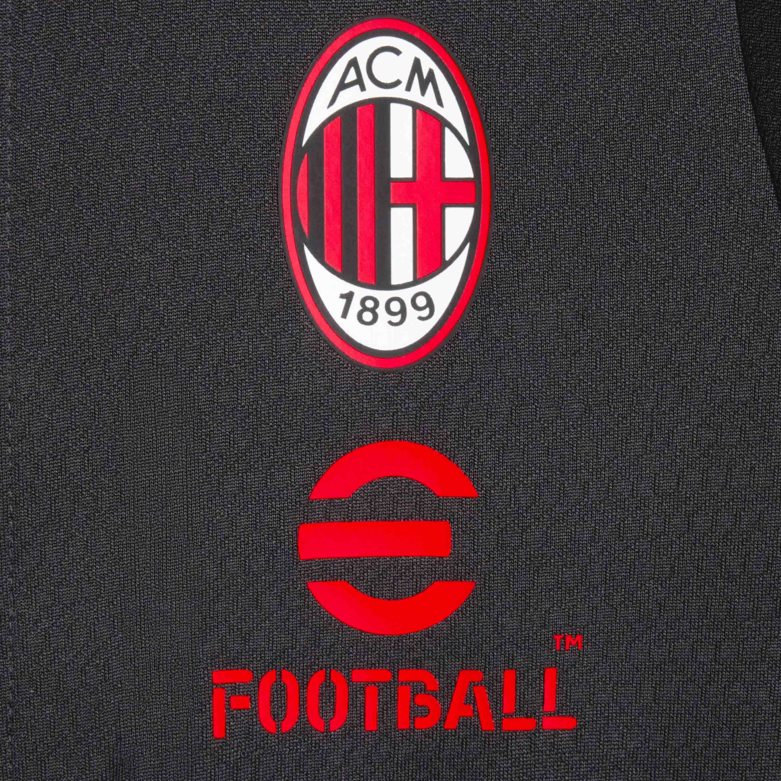 AC Milan Training 2026/27 giacca bimbo grigia con zip