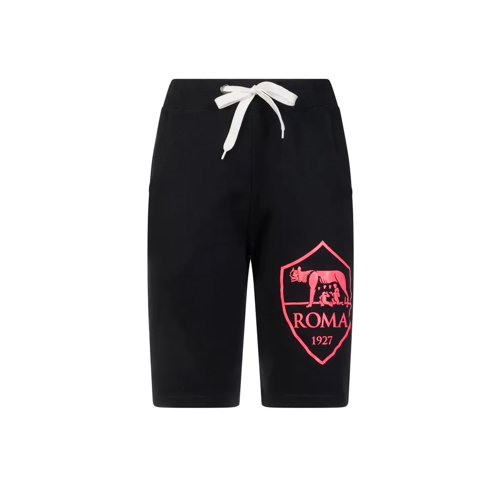 Roma Fanshop Shorts Crest Rosa Fluo boxer uomo
