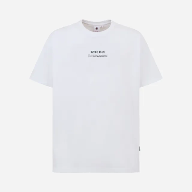AC Milan Sunday Stadium Crew t-shirt bianca cotone