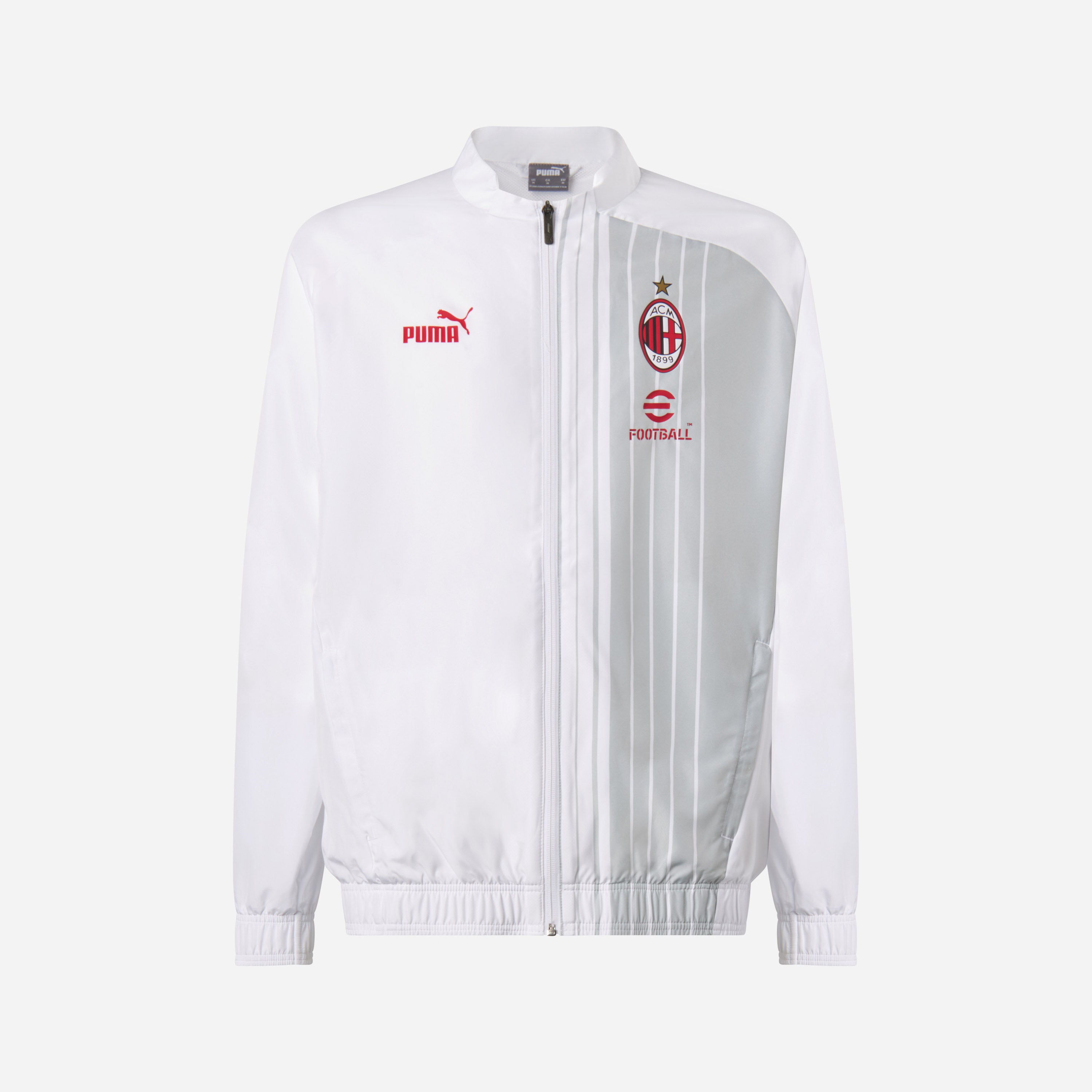 AC Milan Prematch Giacca Zip 2023 Uomo Traspirante