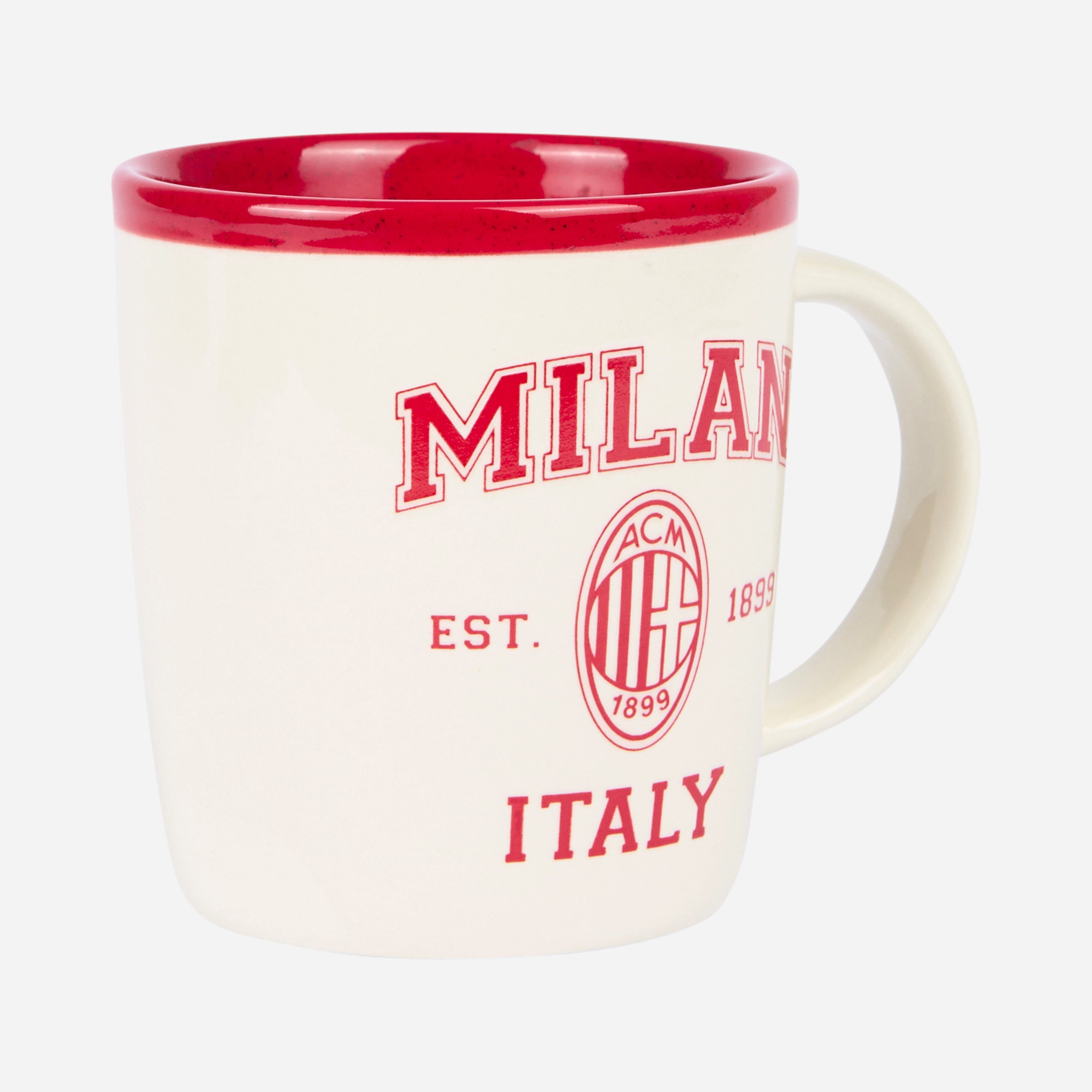 AC Milan College Tazza Bianca mug taglia unica ceramica