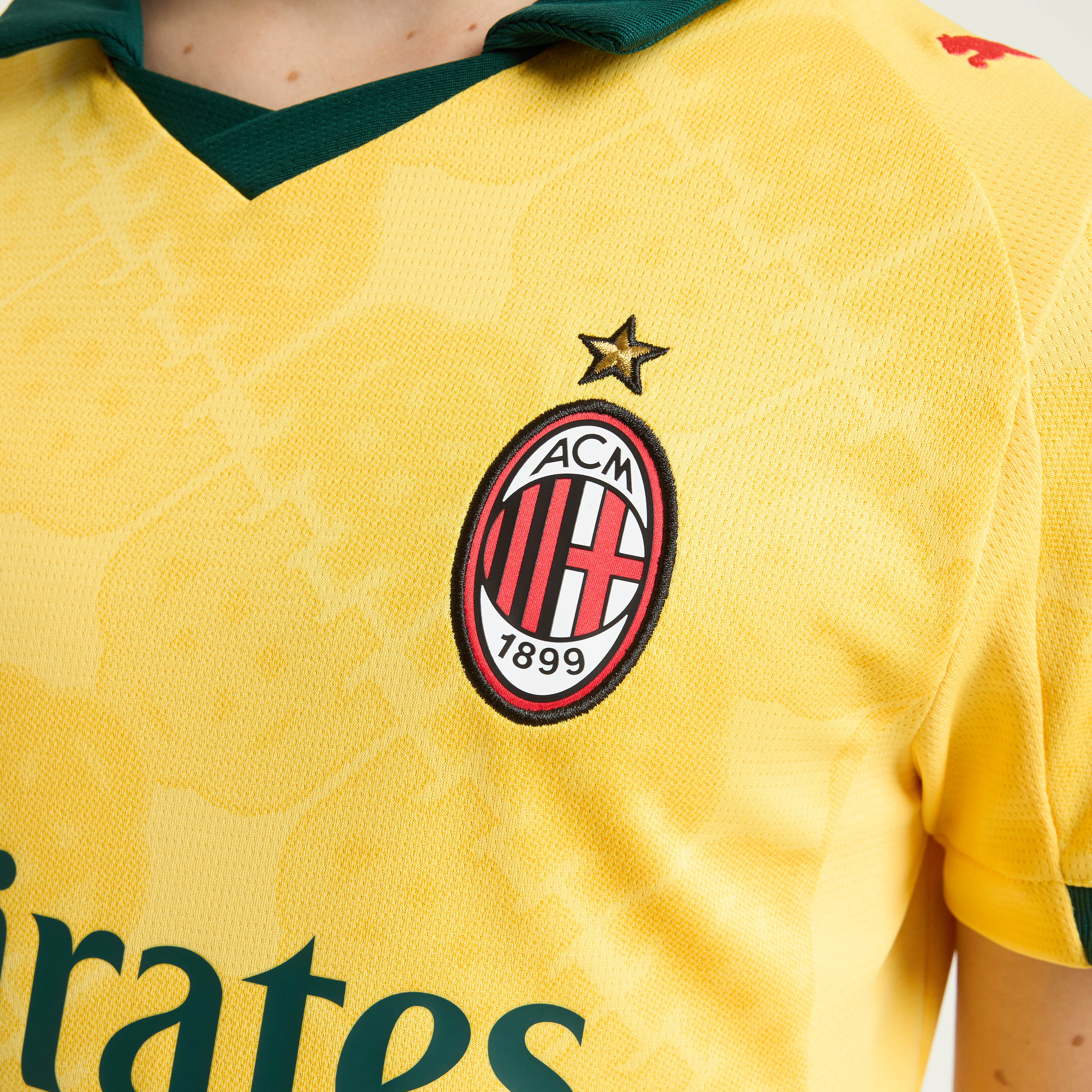 AC Milan Third 2025/26 Maglia Bambino Gialla 8 Anni