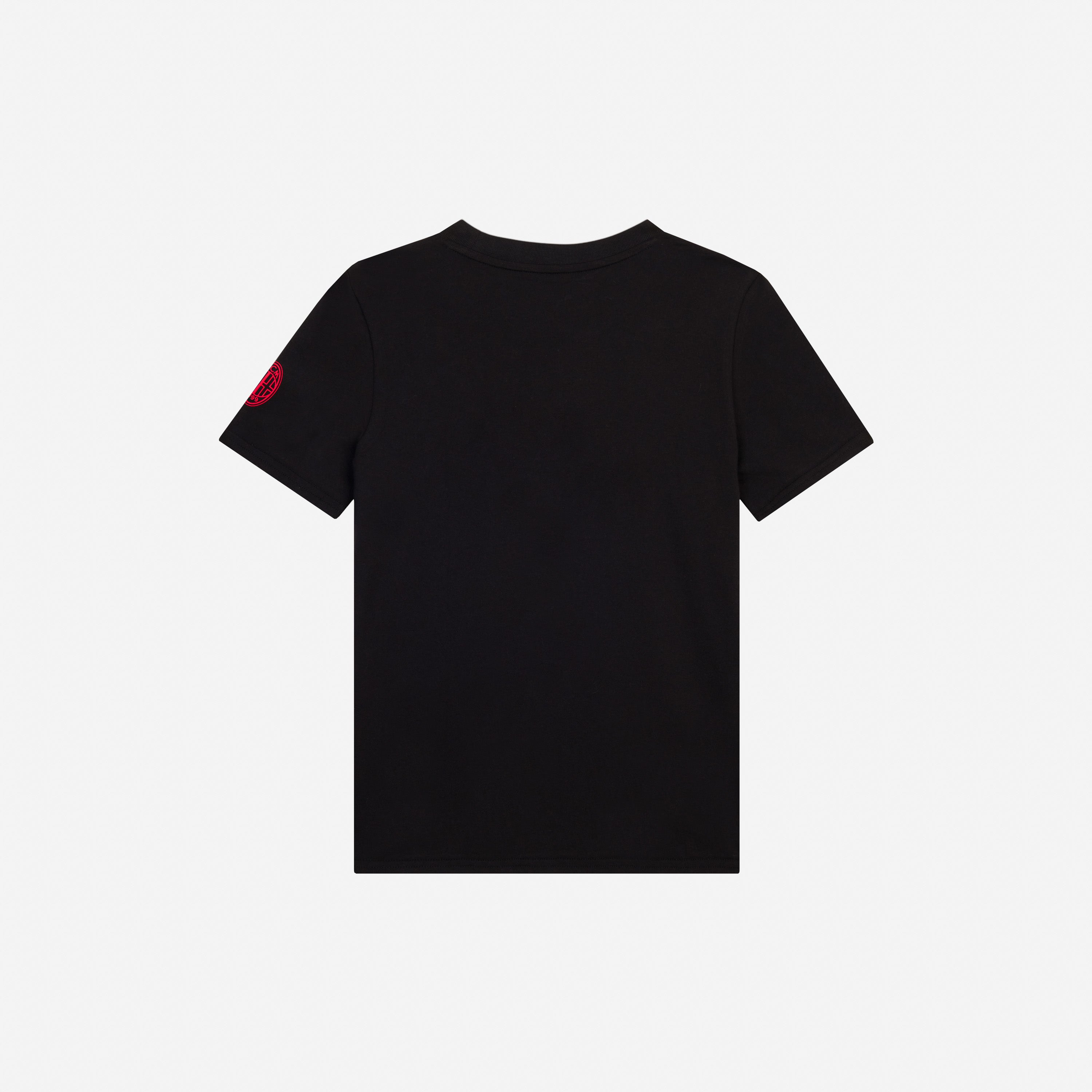 AC Milan Culture t-shirt bimbo nera cotone 6-16 anni