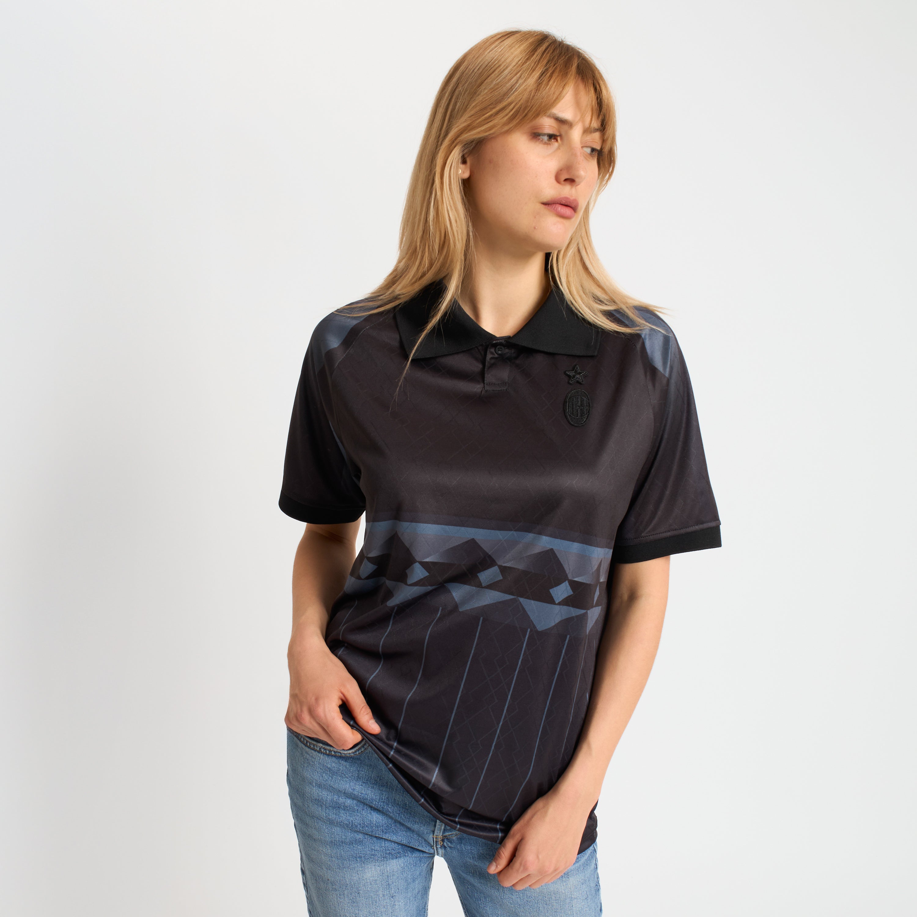 AC Milan 1995/96 Blackout maglia retro nera