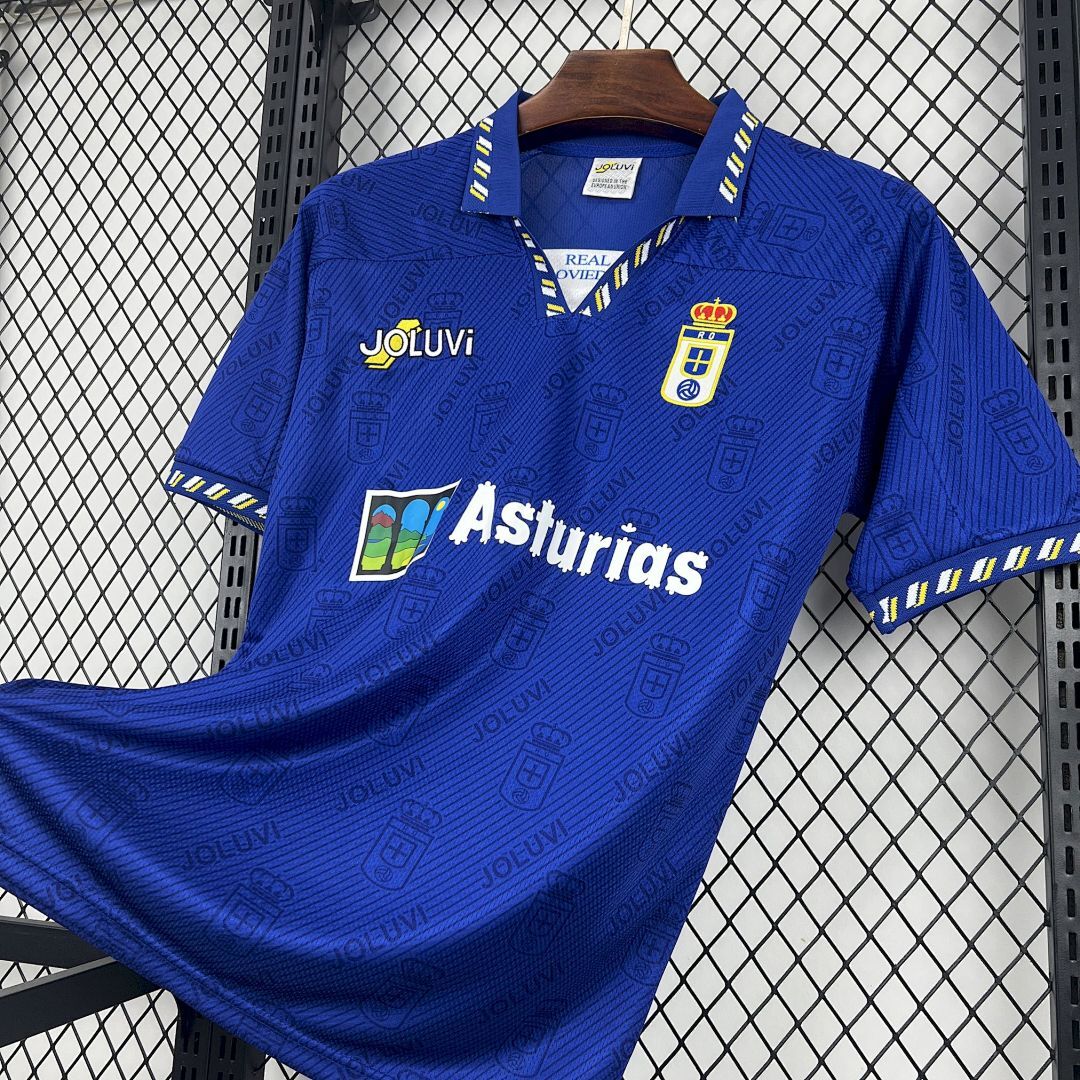 Tifoso Store Real Oviedo 1995/96 maglia da calcio blu