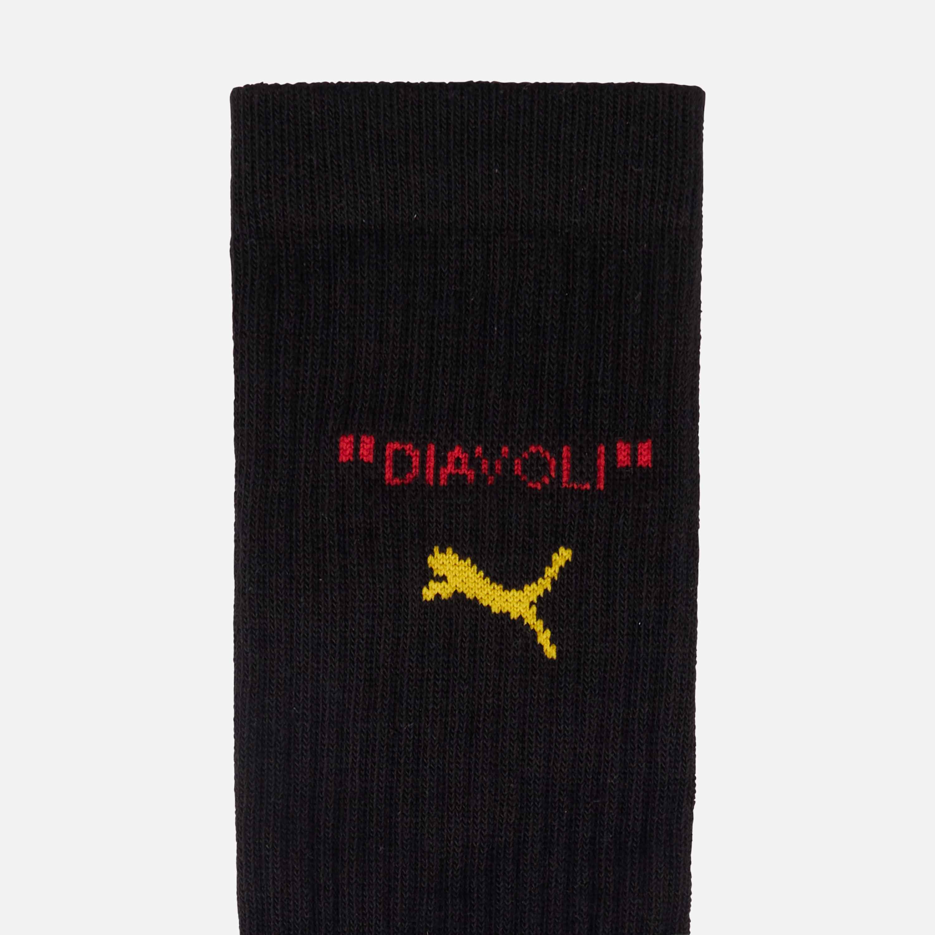 Puma AC Milan Off-White calzini uomo neri crew Diavoli