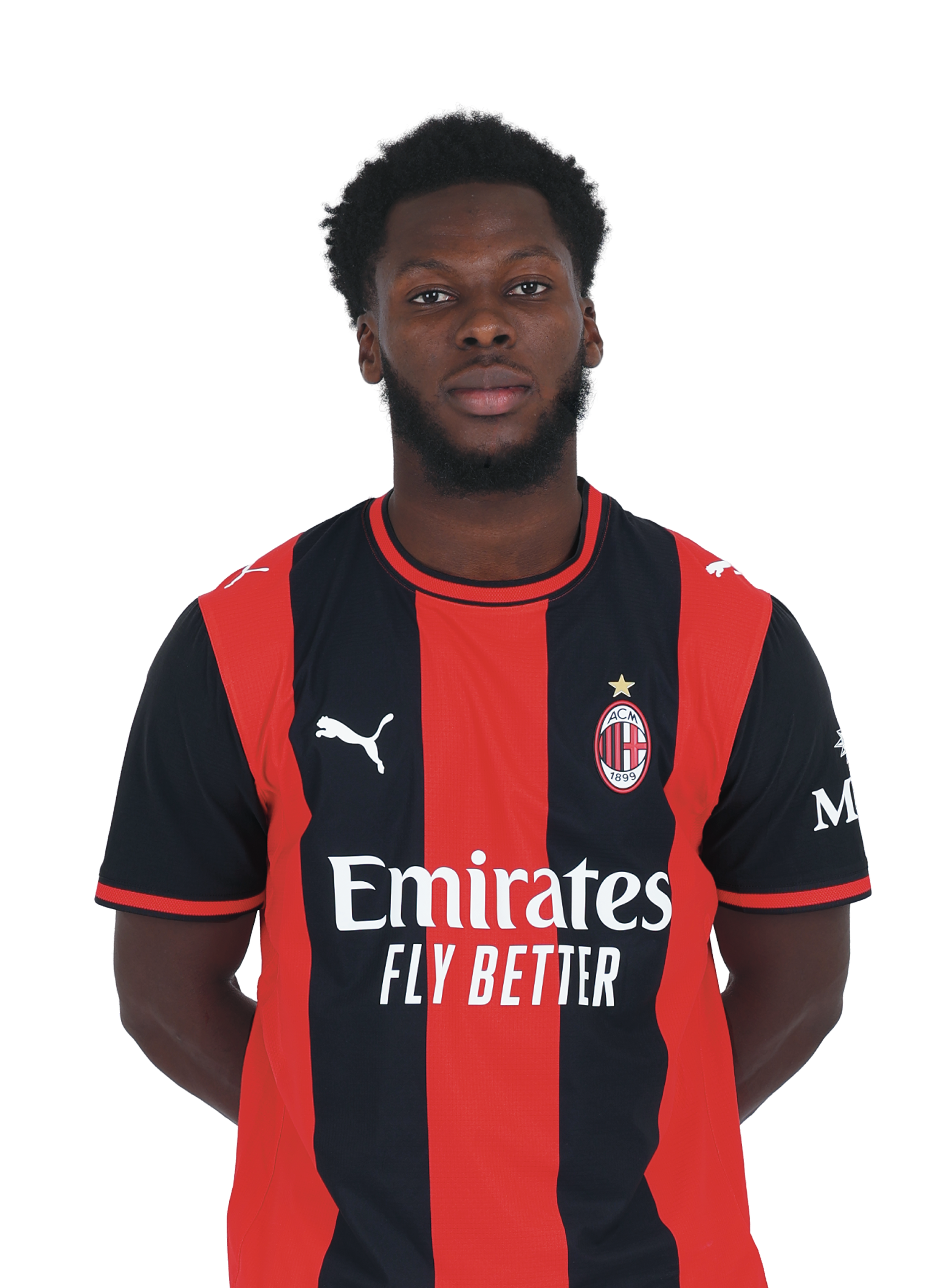 AC Milan Kit Gara Home Authentic 2023/24 Musah 80 maglia