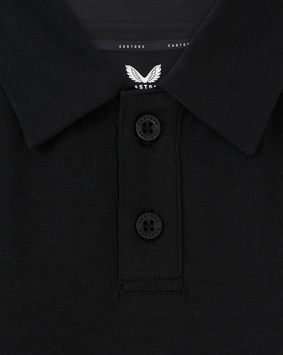 Twente Travel Travel Polo polo donna nera traspirante