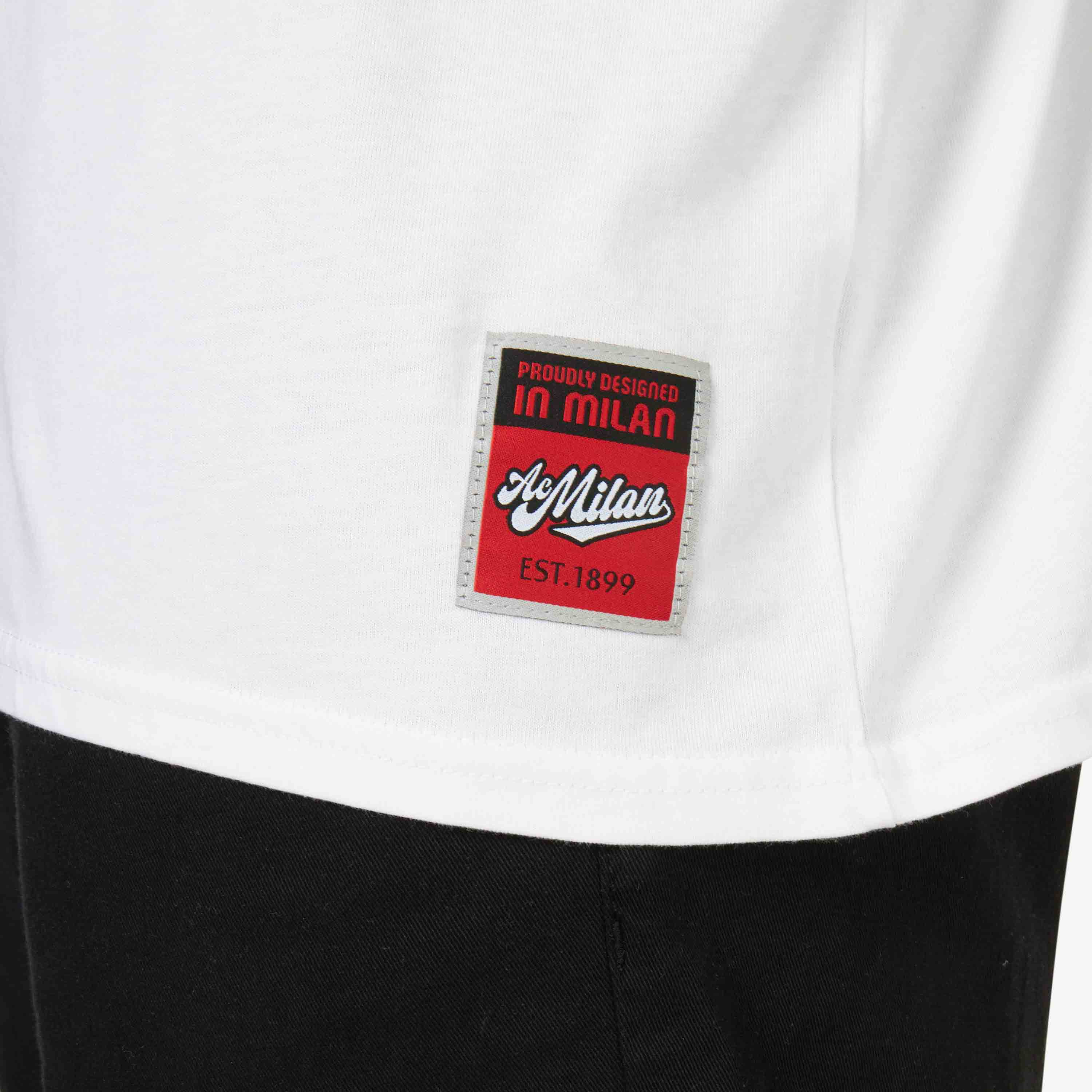 AC Milan Urban Collection maglietta uomo grafica laterale