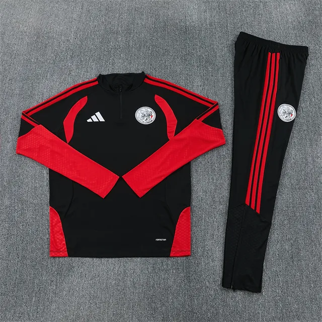 Ajax Tuta Allenamento 2026/27 tuta nera mezza zip