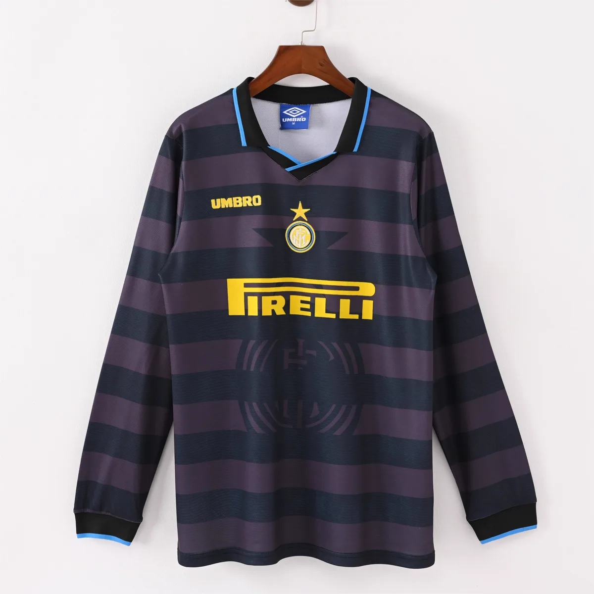Inter Terza Maglia 1997/98 manica lunga maglia calcio taglia L