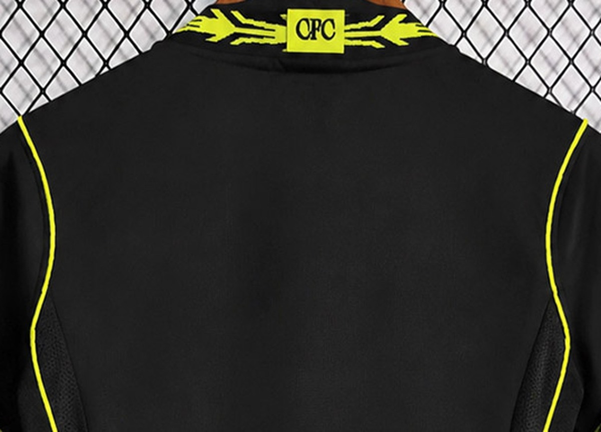 Chelsea Away 2026/27 Donna maglia nera giallo fluo S-XXL