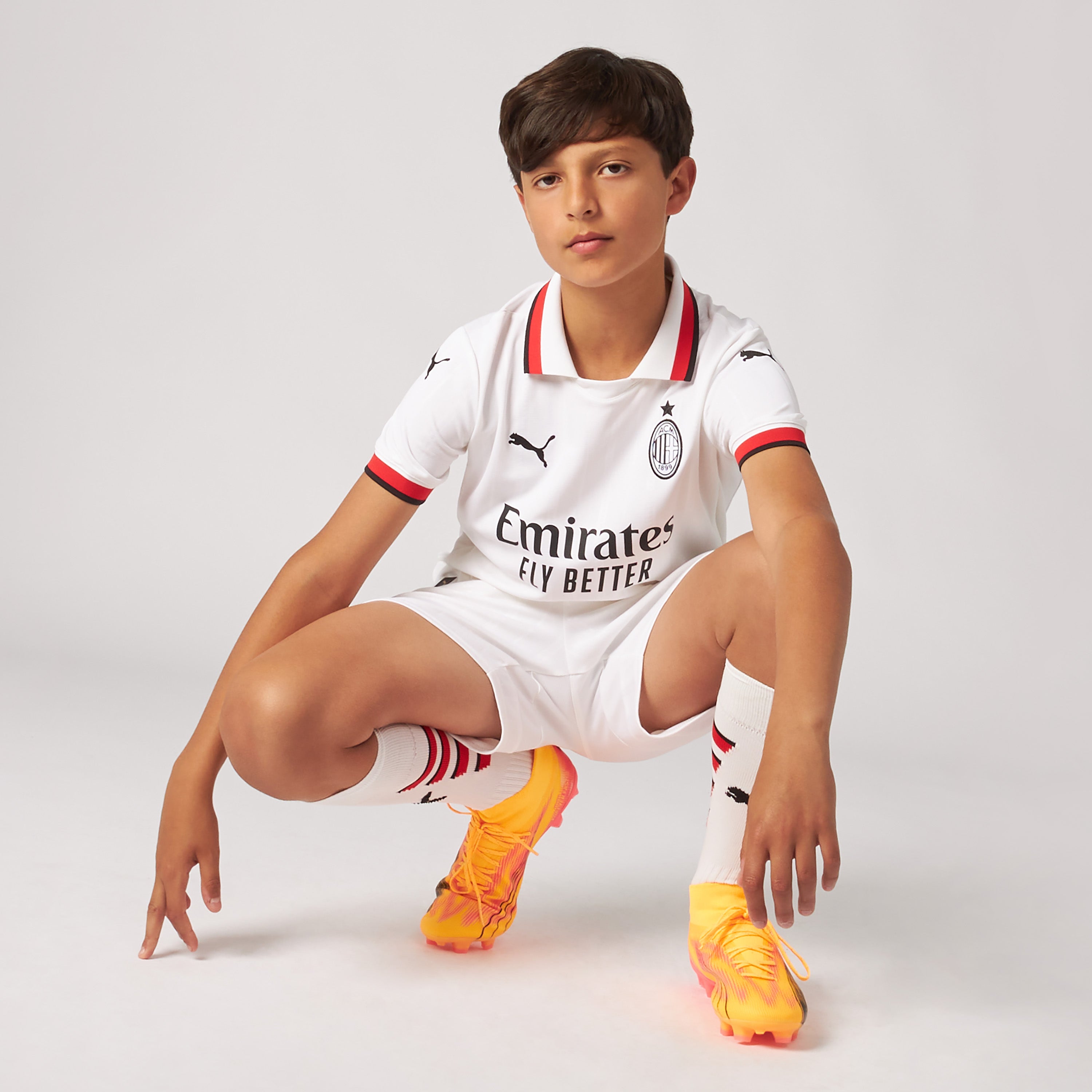 AC Milan Kit Gara Away 2024/25 maglia bambino trasferta traspirante