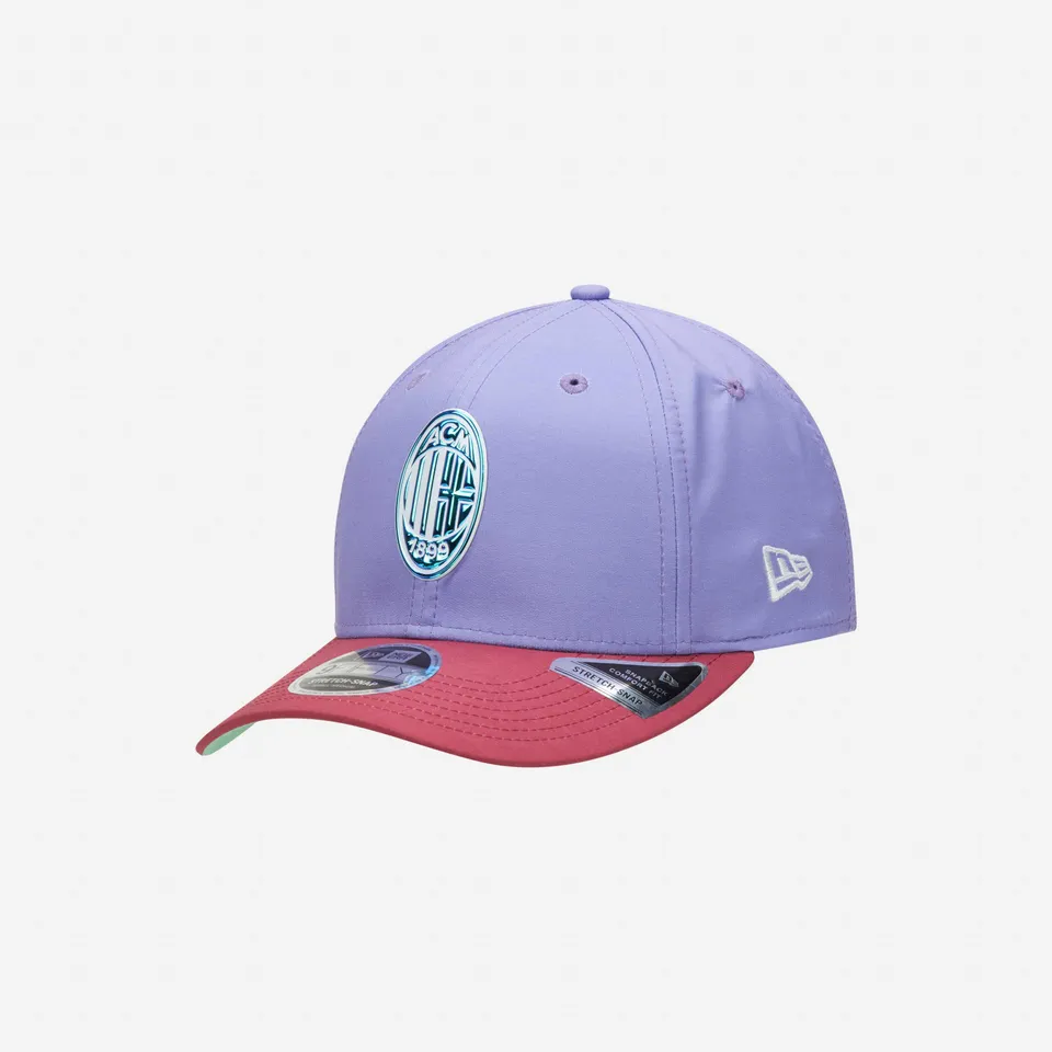 AC Milan 9Forty Stretch Snap New Era cappello logo iridescente