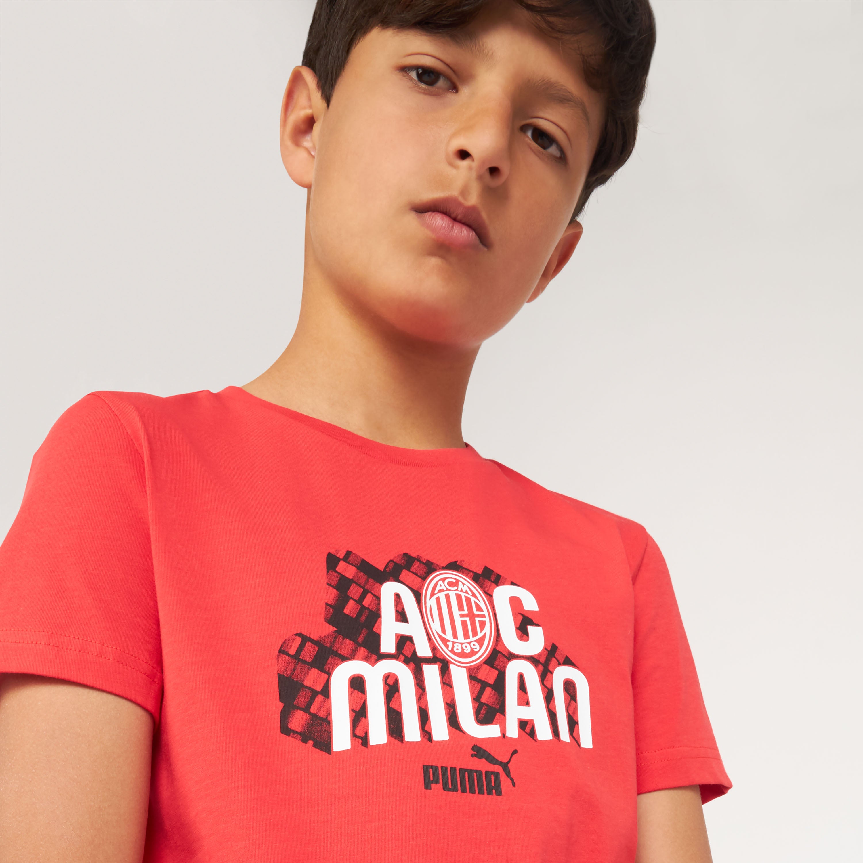 AC Milan Culture T-Shirt Bambino Rossa 8 Anni Cotone