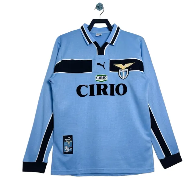 Tifoso Store Maglie da Calcio Maglia Lazio 1998/99 Manica Lunga Celeste