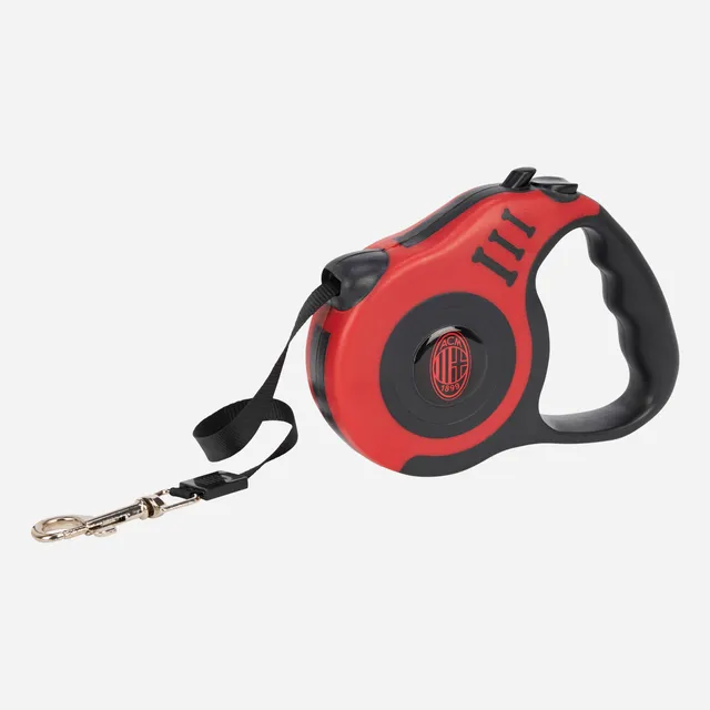 AC Milan Souvenir Guinzaglio Cane Logo Rossonero 3 m