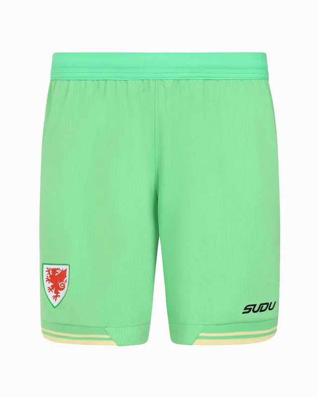 Wales Goalkeeper Kit pantaloncini portiere verde adulto