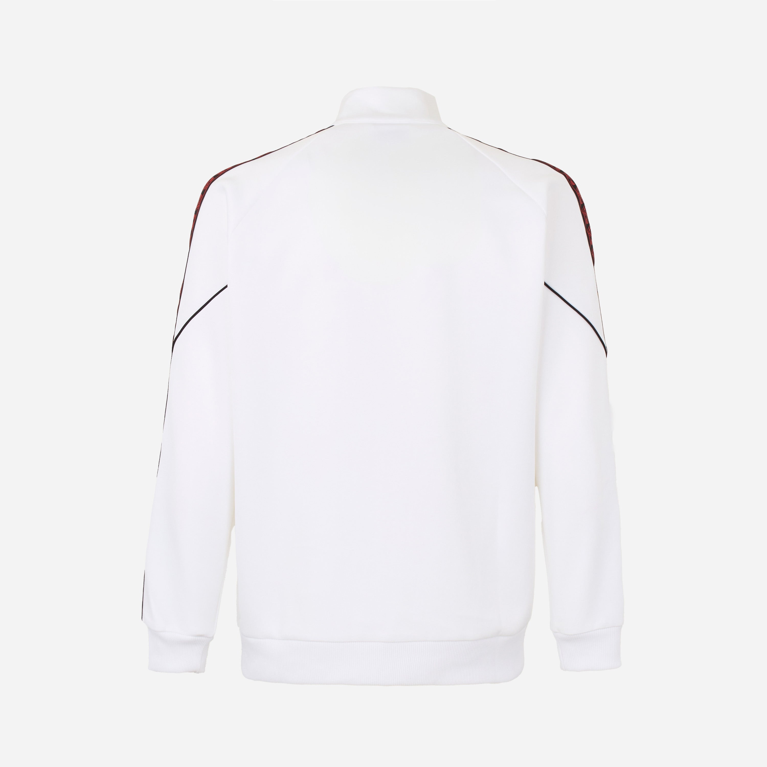 AC Milan King Giacca Uomo Bianca Zip Cotone Taglia Regolare
