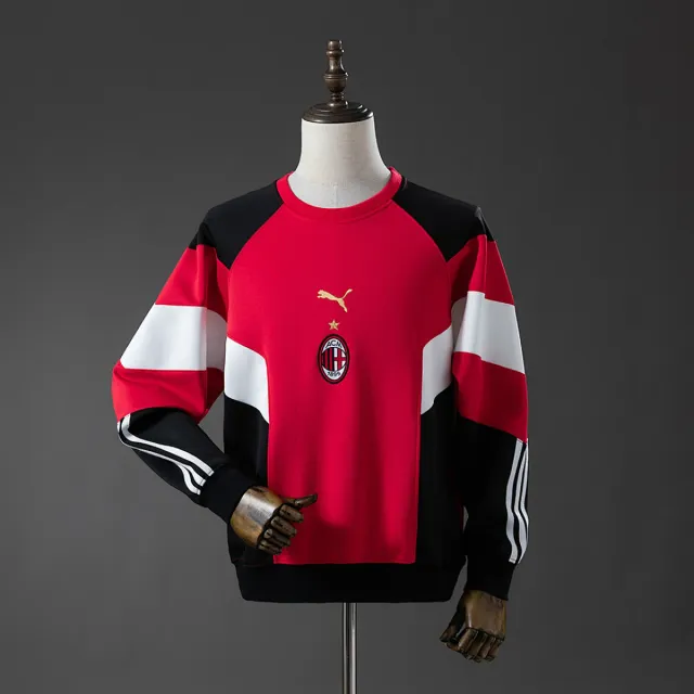 Tifoso Store Felpe Felpa Milan Puma 2025/26 rossa nera M-4XL