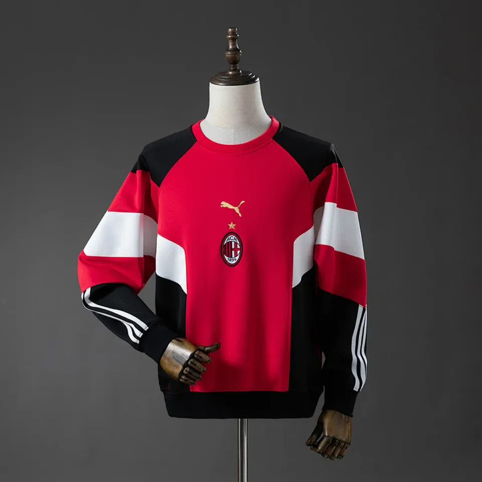 Tifoso Store Felpe Felpa Milan Puma 2025/26 rossa nera M-4XL
