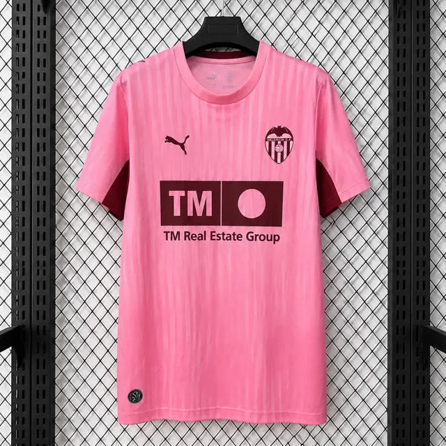 Valencia Terza Maglia 2026/27 maglia calcio rosa S-4XL