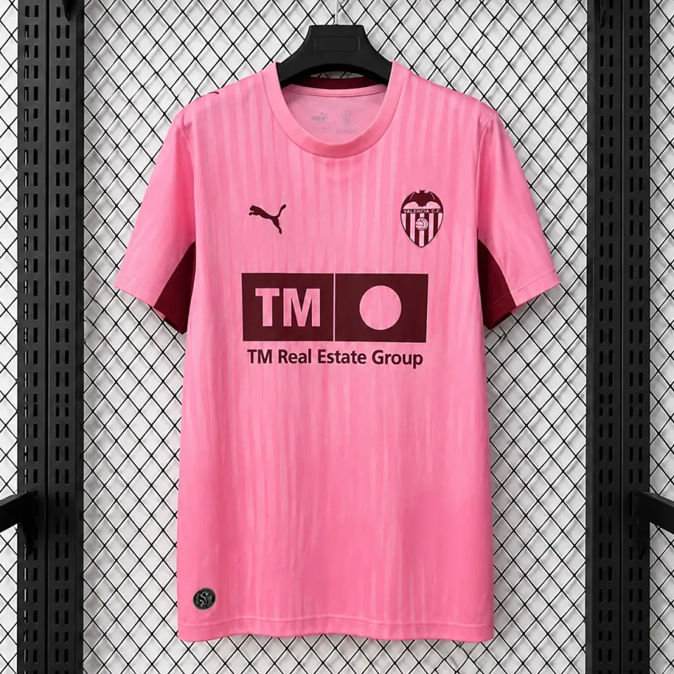 Valencia Terza Maglia 2026/27 maglia calcio rosa S-4XL