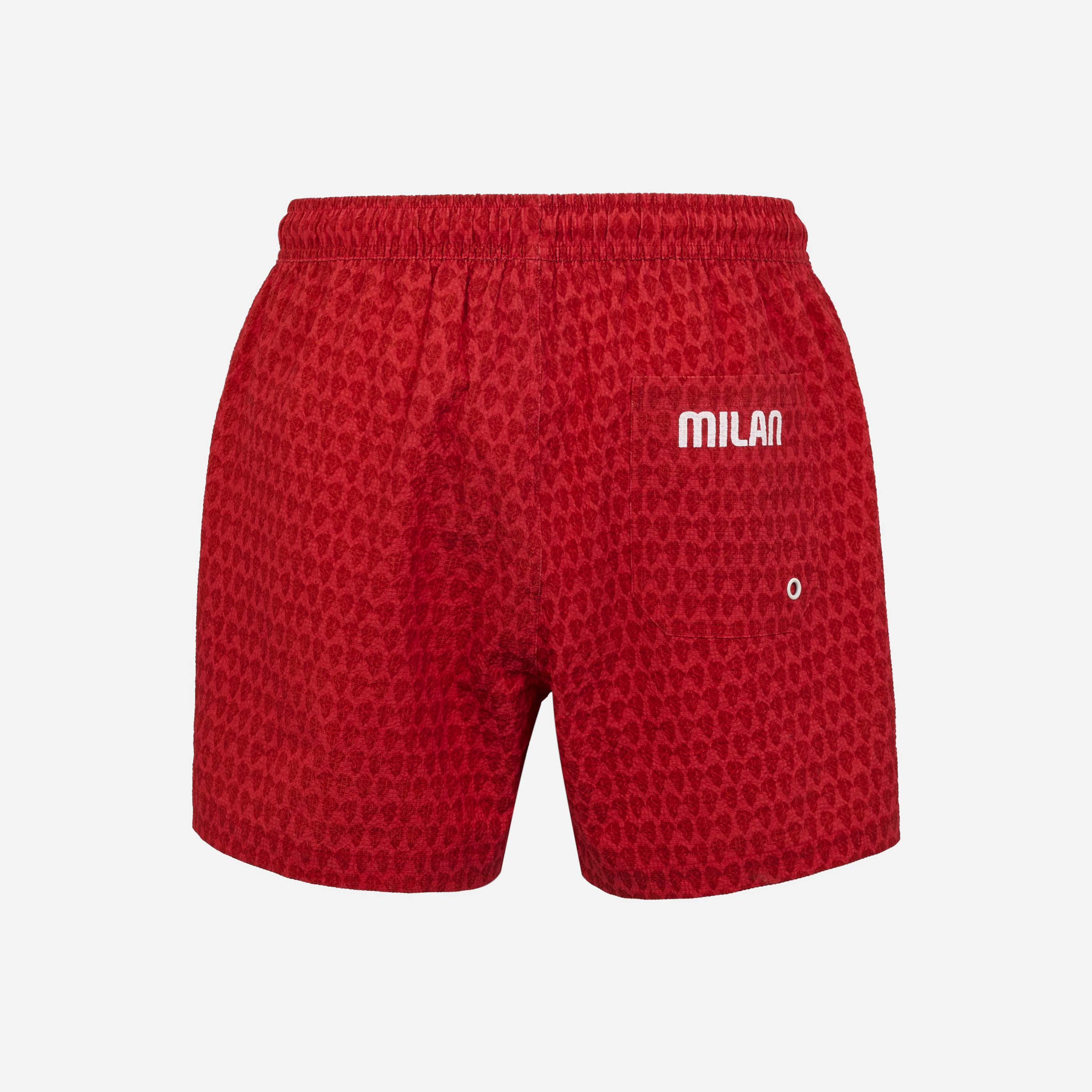 AC Milan Devil Swim Shorts costume mare uomo rosso