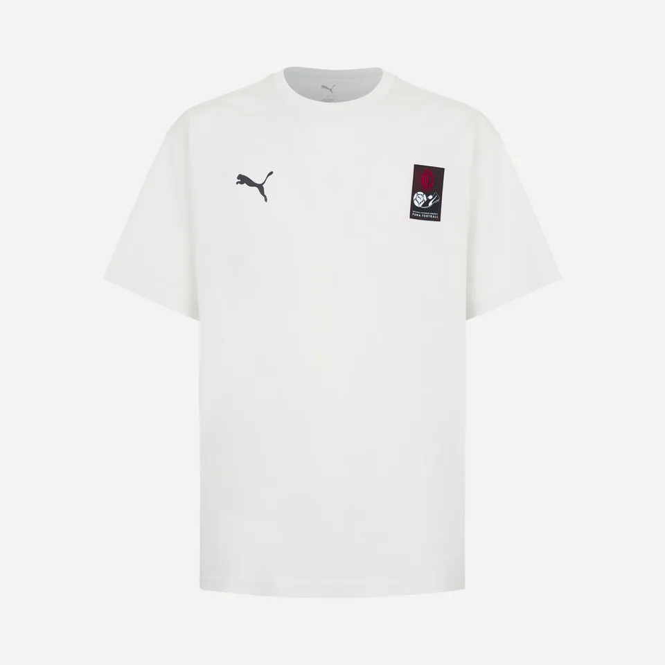 AC Milan Culture t-shirt bianca cotone uomo