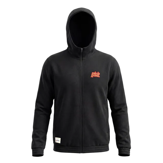 Roma Fanshop Solo La Roma felpa fullzip L con cappuccio