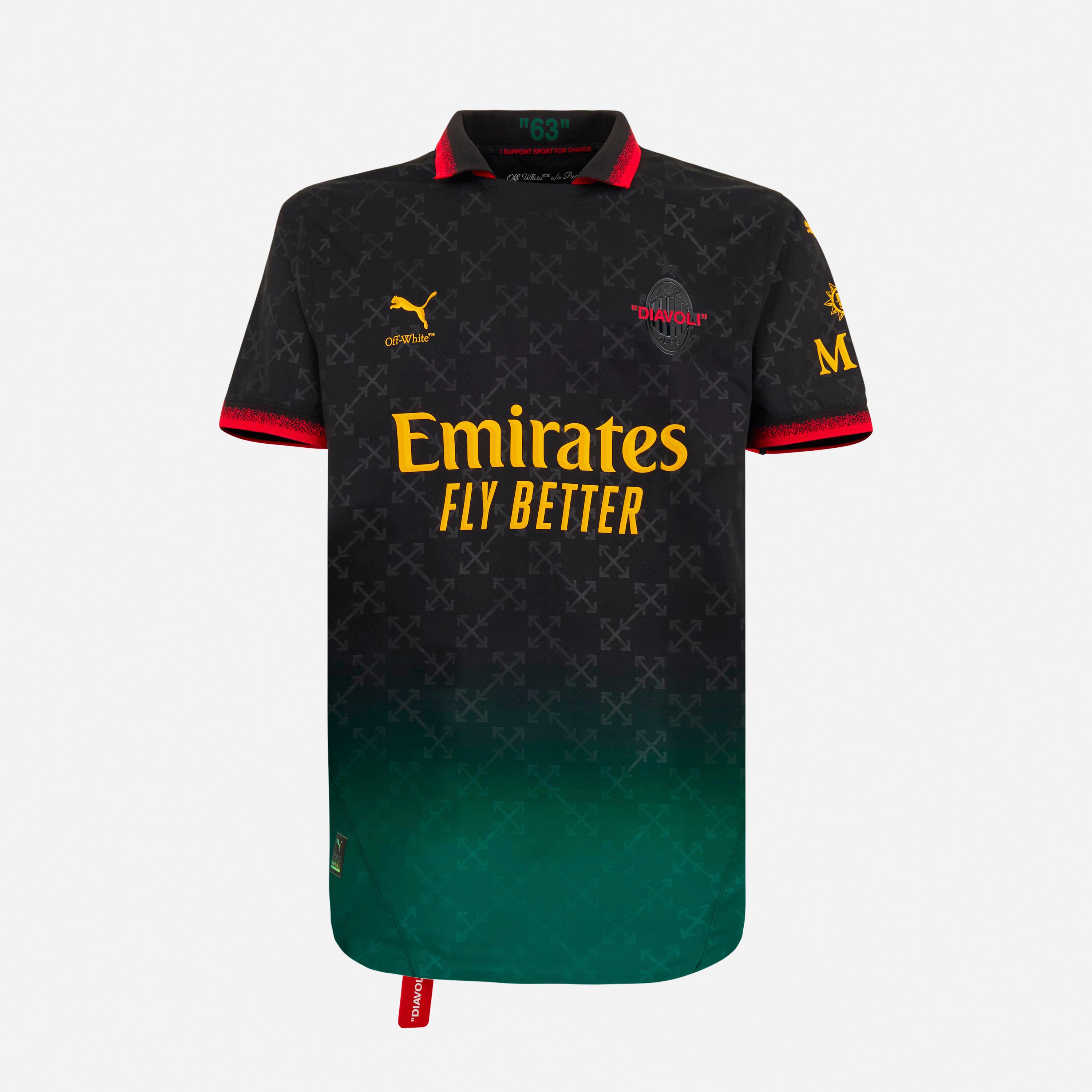 AC Milan Magliette Milan Black Authentic Jersey maglia nera 2024/25