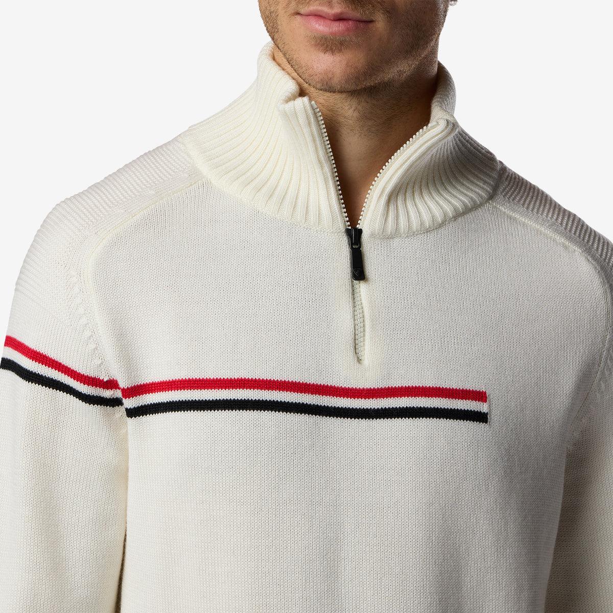 Rossignol x AC Milan Odysseus maglione mezza zip lana merino