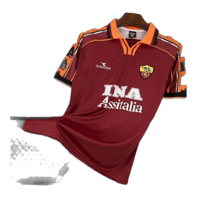 Tifoso Store Maglie da Calcio Roma 1998/99 maglia home giallorossa