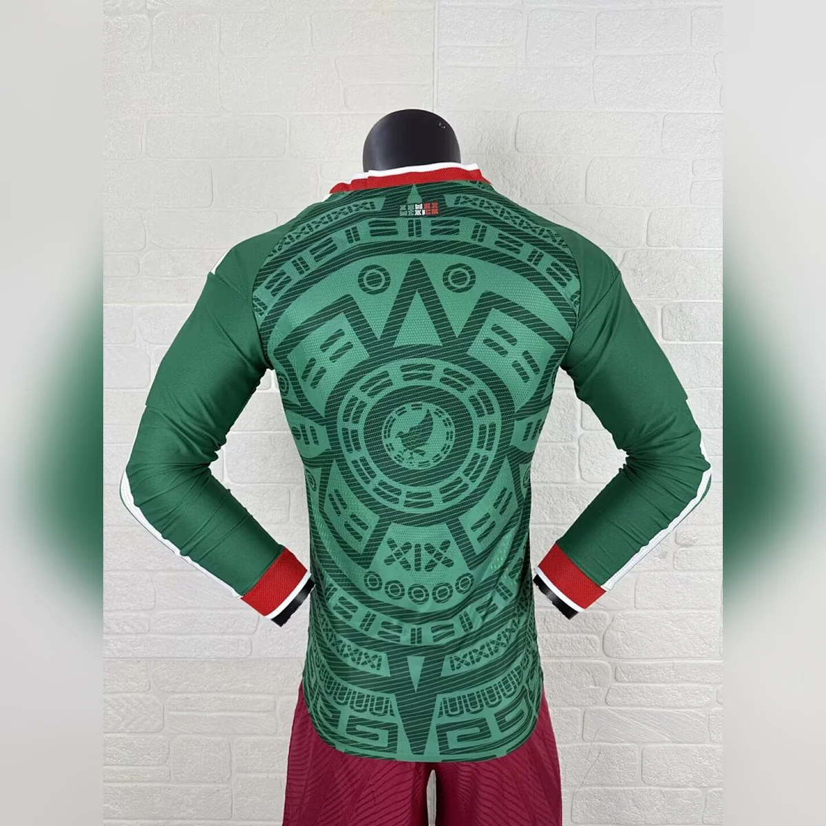 Tifoso Store Messico 2026/27 Prima Maglia manica lunga giocatore verde