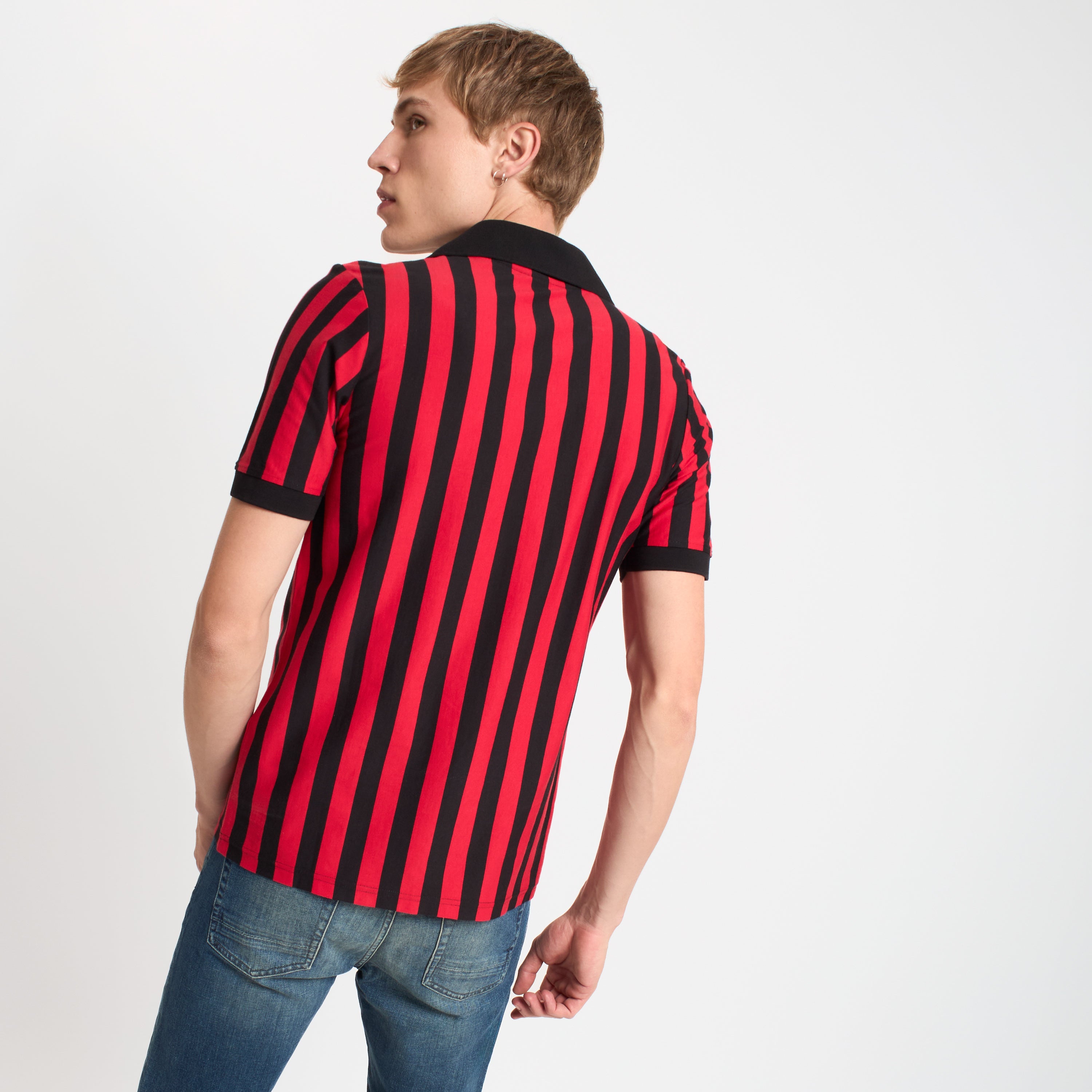 AC Milan 1962/63 maglia retro home uomo cotone