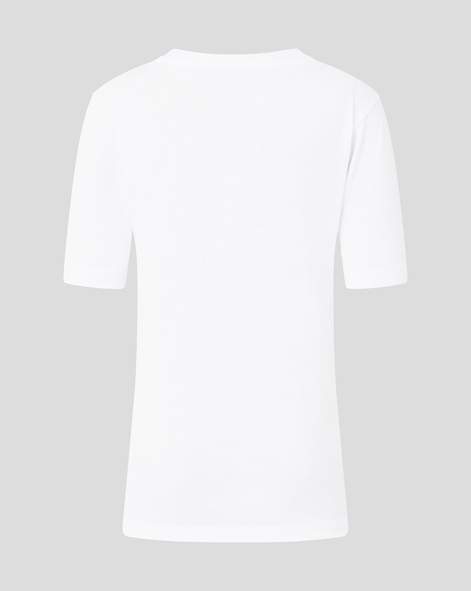 Twente Collage T-shirt 25/26 junior bianco 128 tifoso