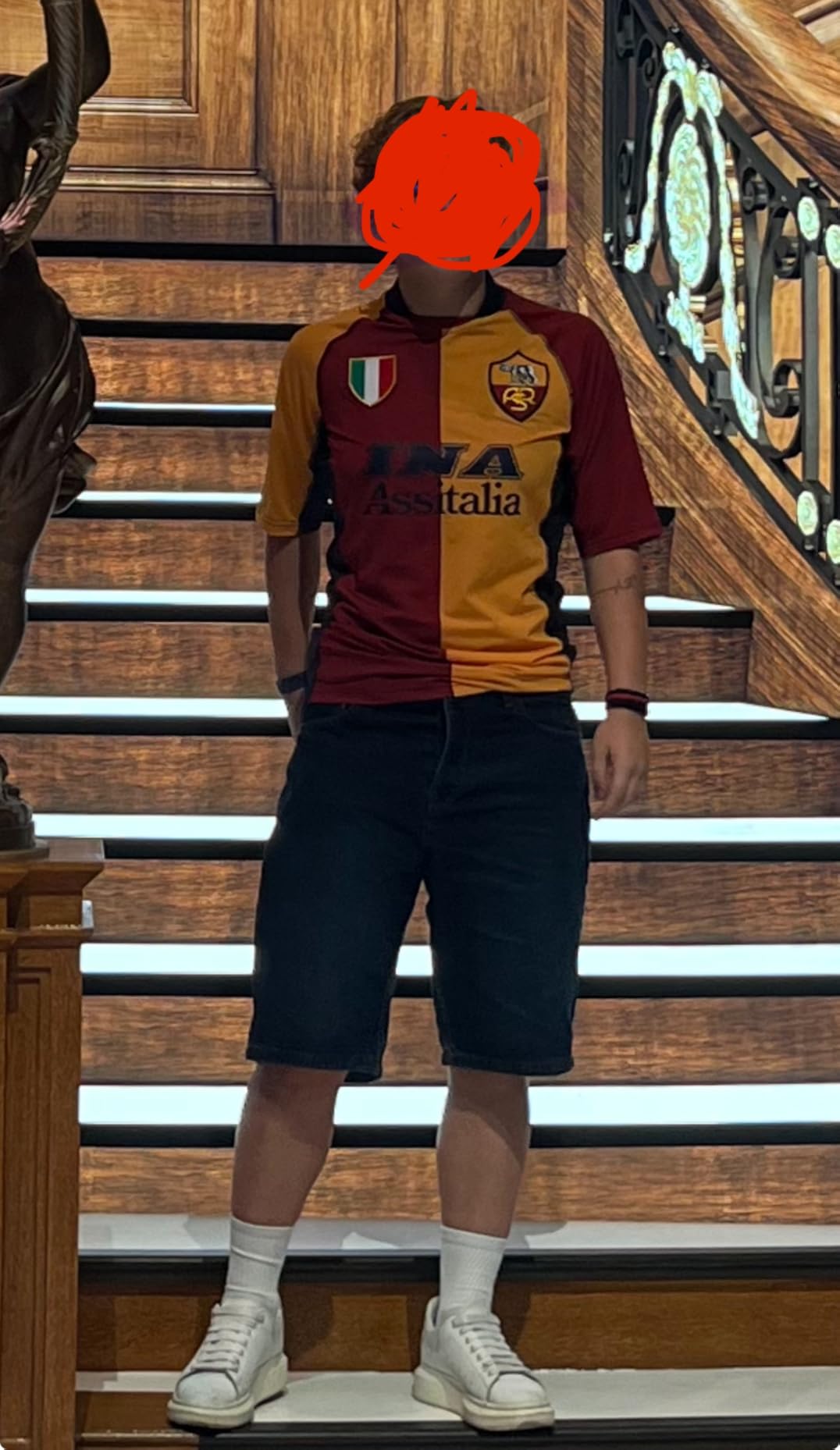 AS Roma Maglia Vintage 2001-2002 Champions taglia L