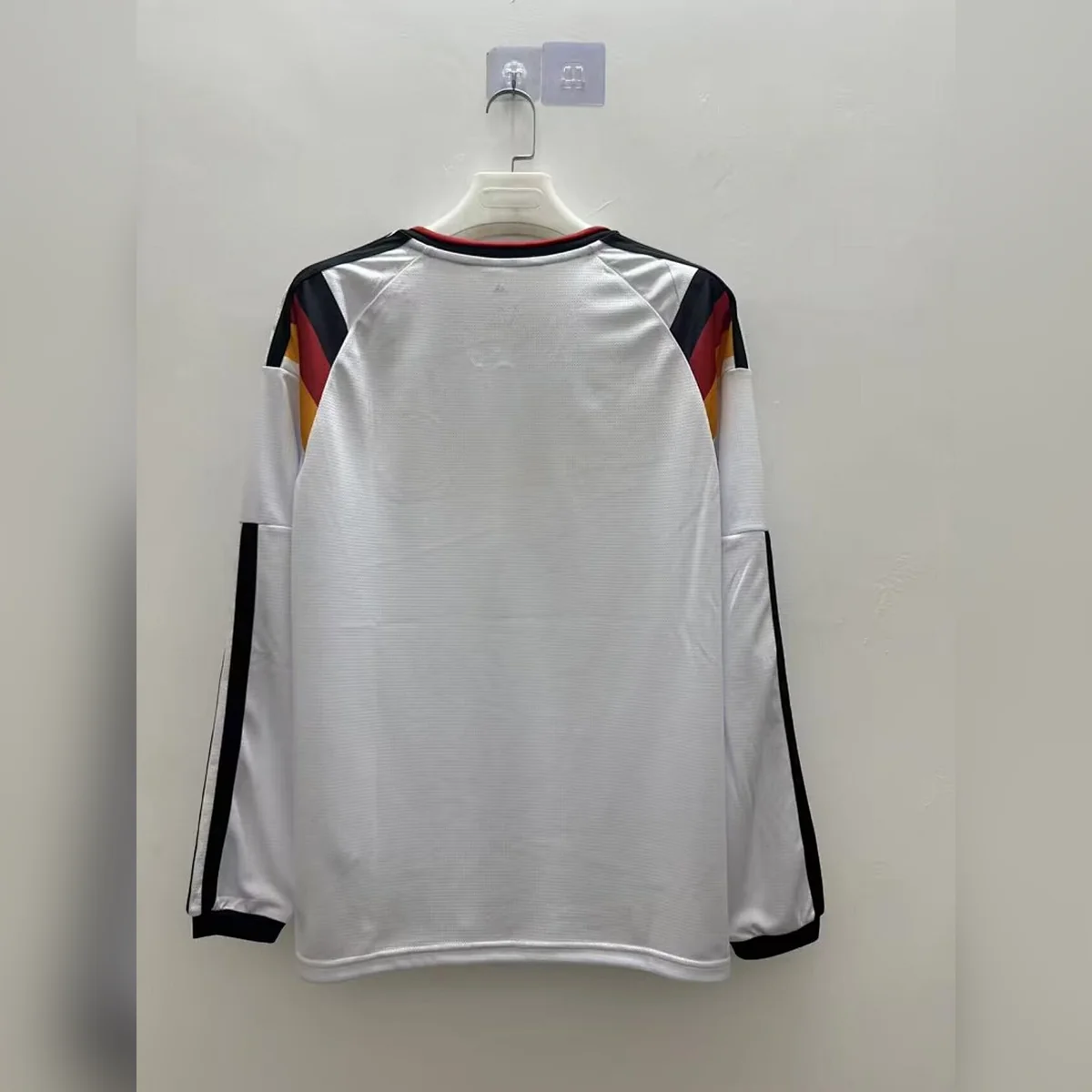 Germania 2026/27 prima maglia manica lunga bianca chevron
