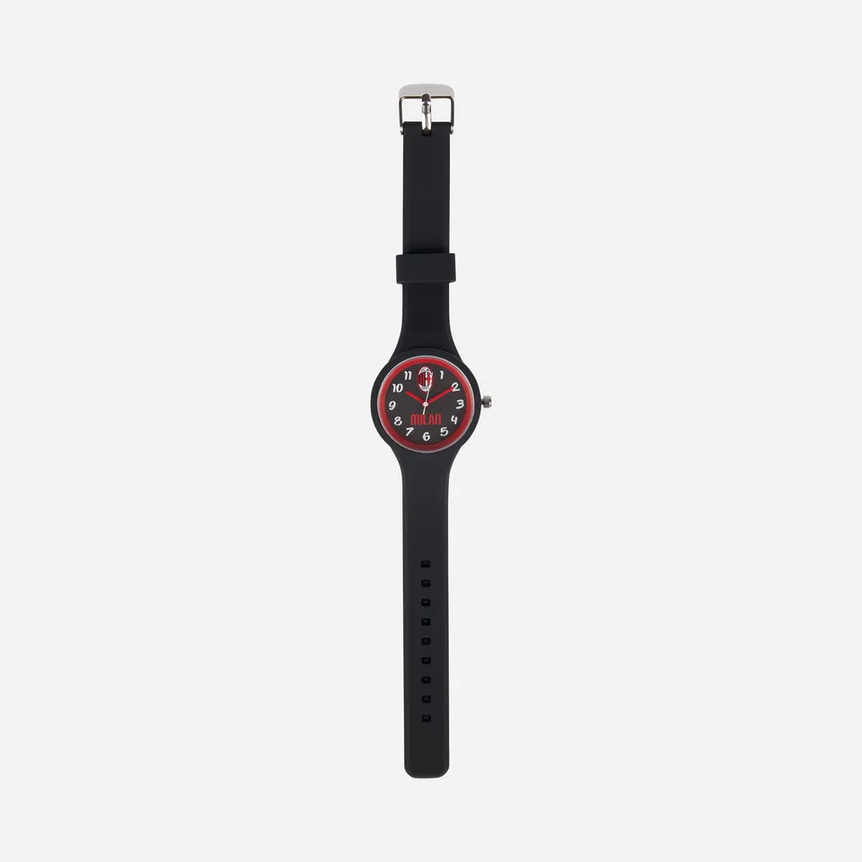 AC Milan Kid orologio gomma nero bambino