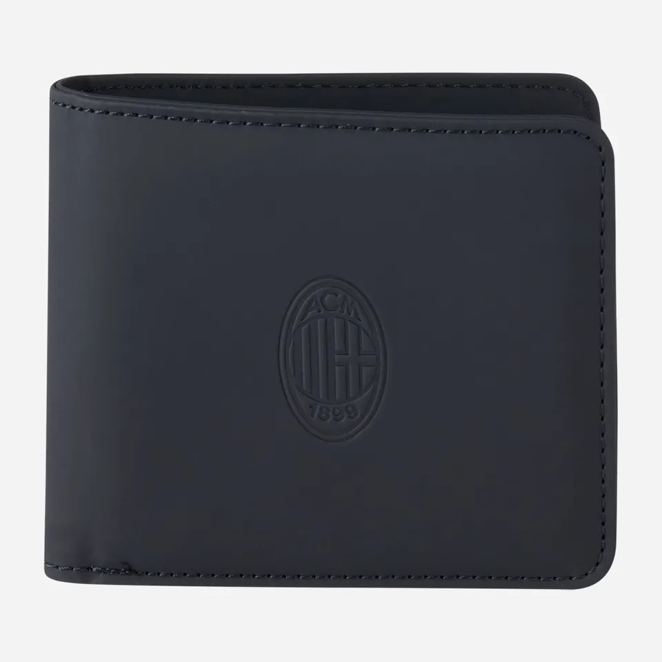 AC Milan portafoglio impermeabile nero 12x10,5 cm