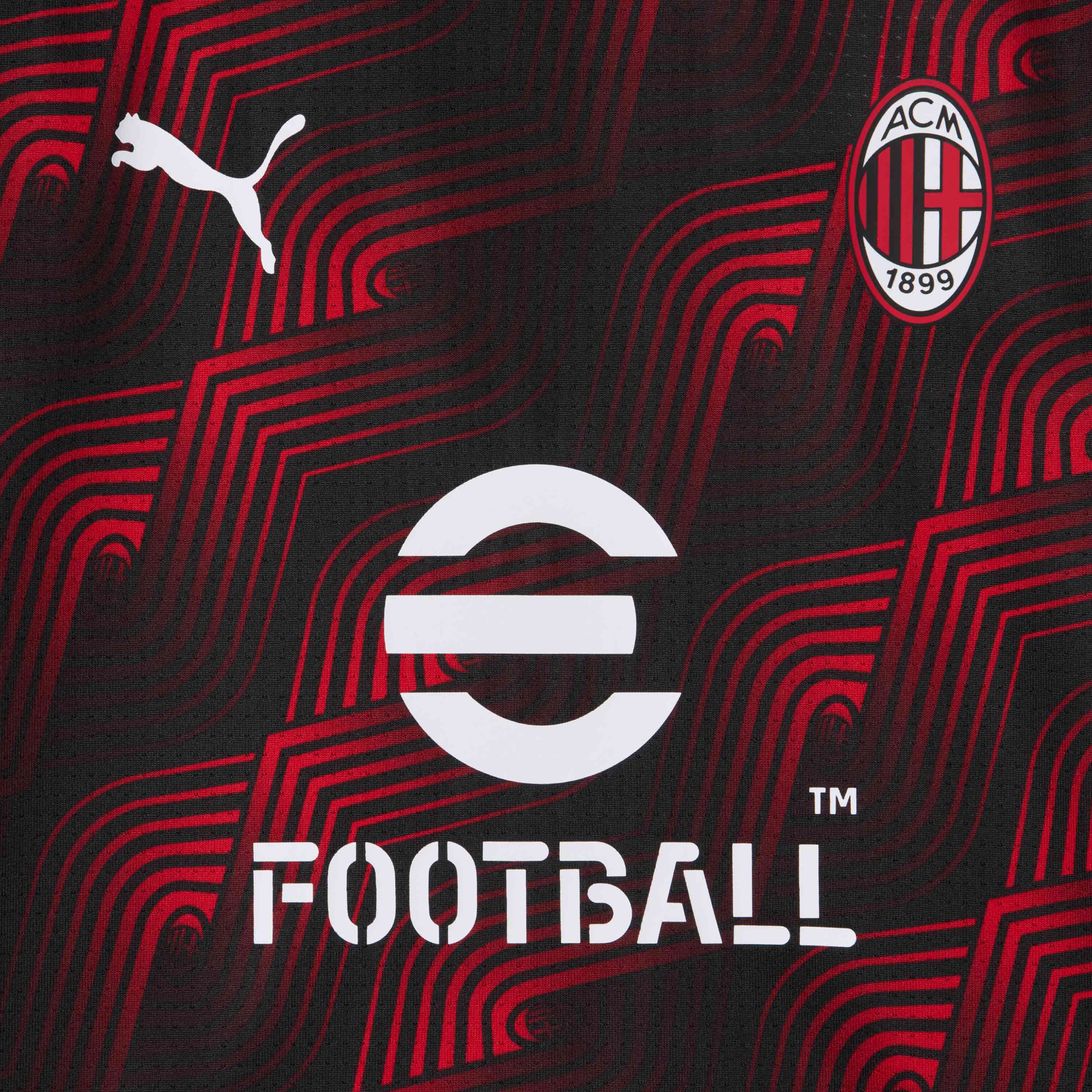 AC Milan Prematch 2024 maglia bambino manica corta
