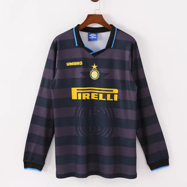 Inter Terza Maglia 1997/98 manica lunga maglia calcio taglia L