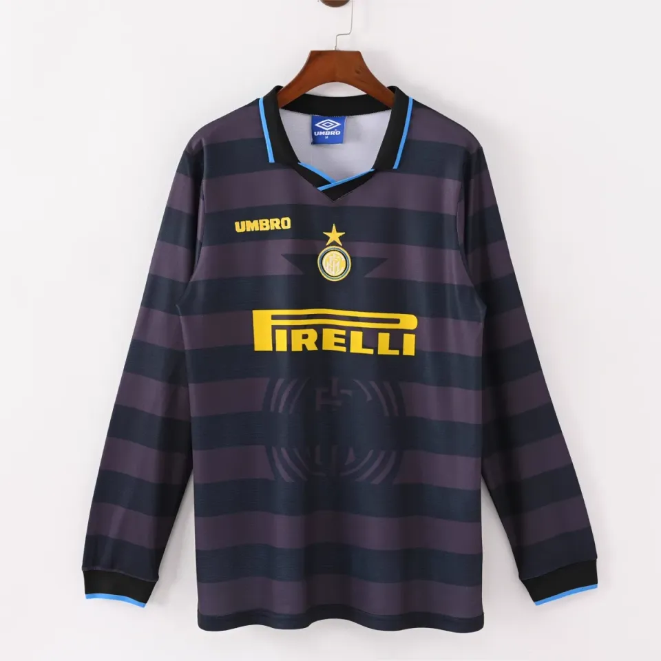 Inter Terza Maglia 1997/98 manica lunga maglia calcio taglia L