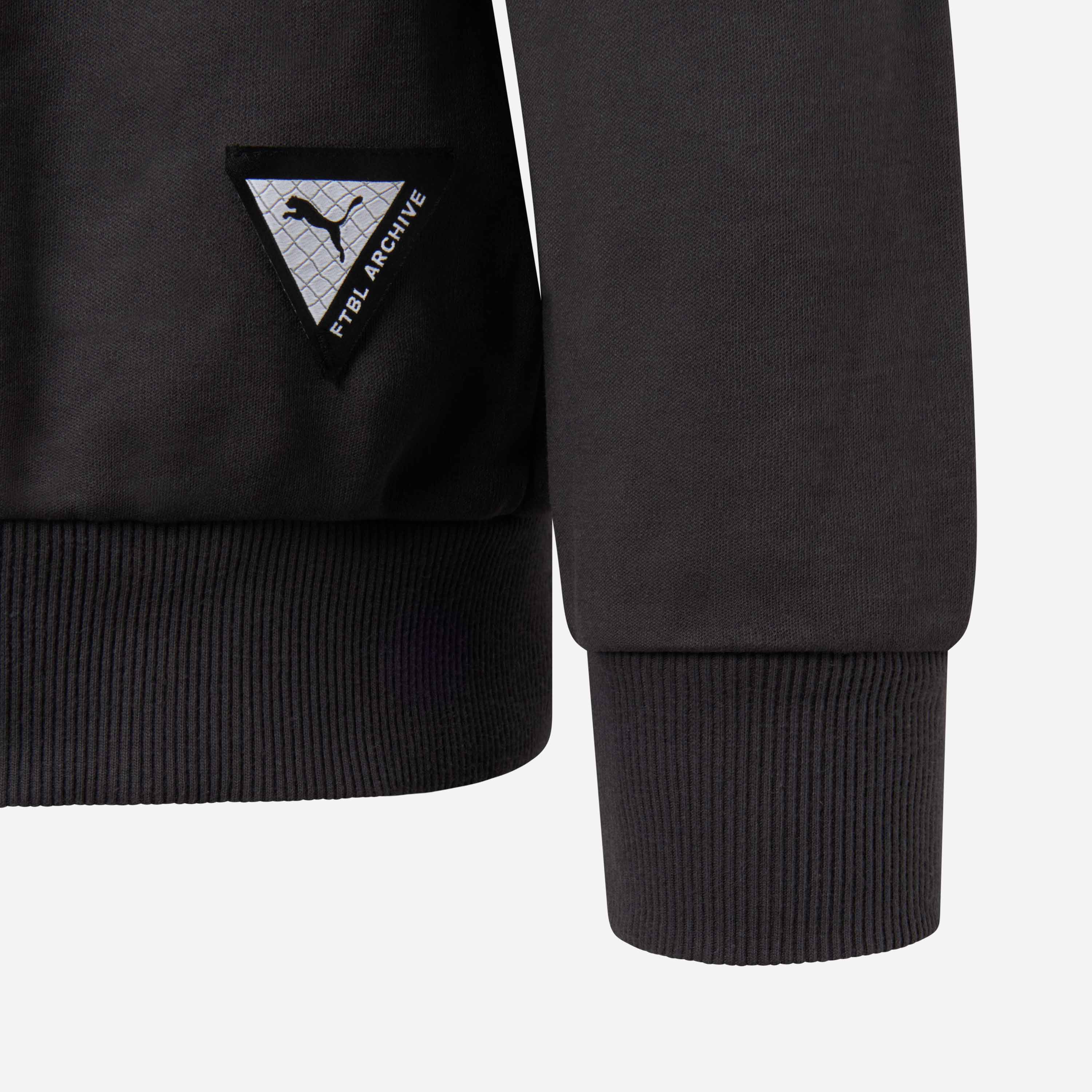AC Milan Archive Collection Zipped Hoodie felpa zip uomo