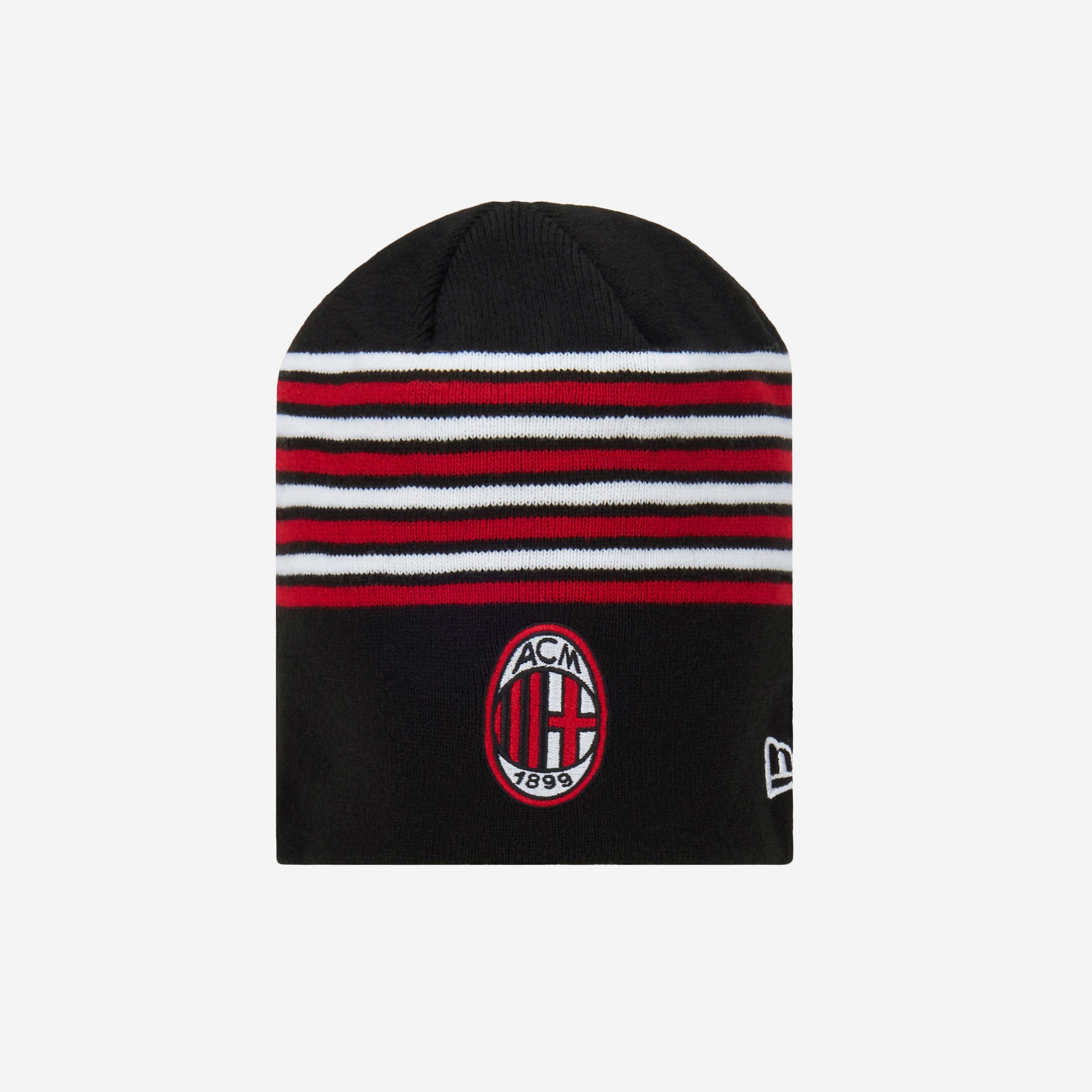 AC Milan Cappelli e Berretti New Era beanie logo strisce taglia unica