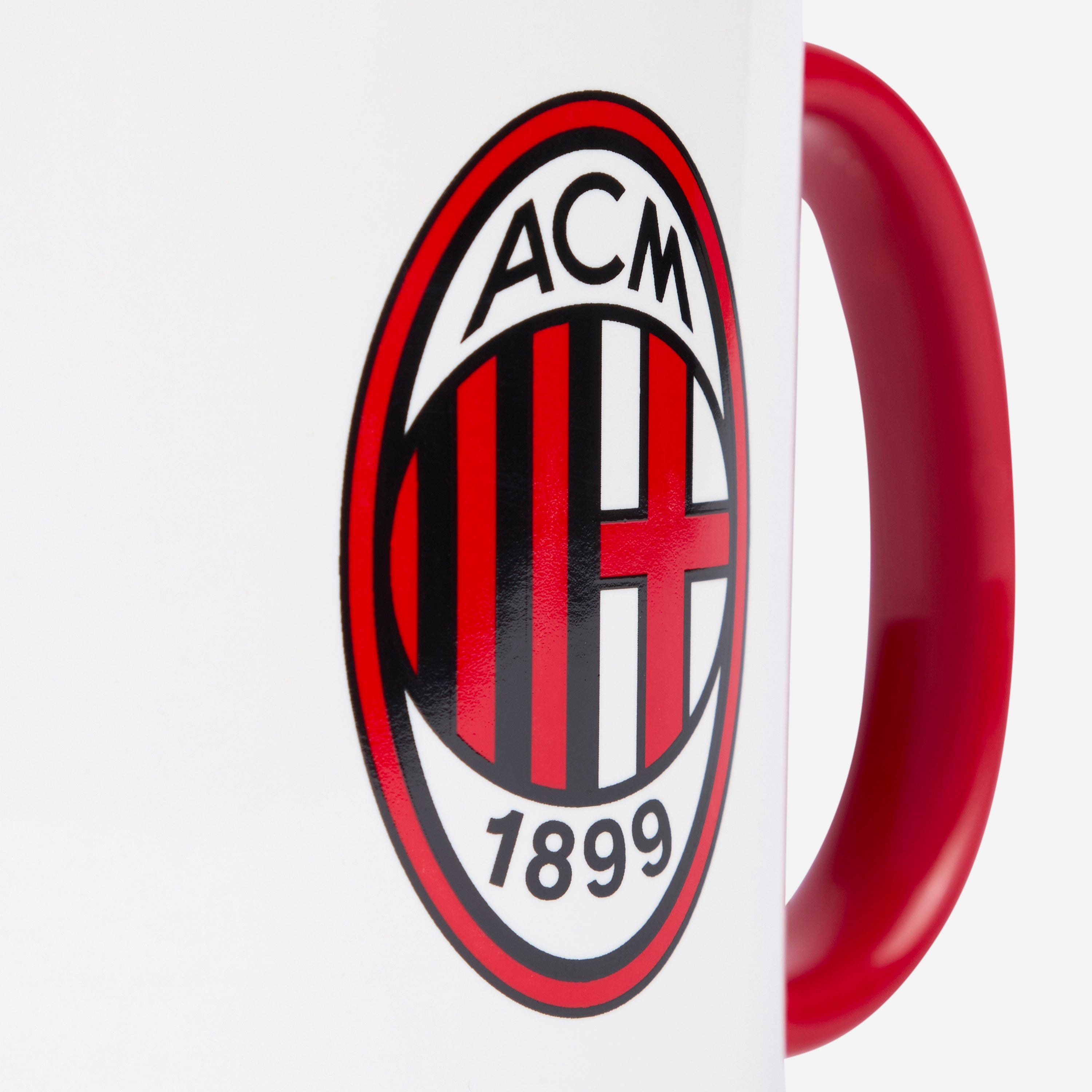 AC Milan Teddy Mug tazza bicolore manico rosso logo ufficiale