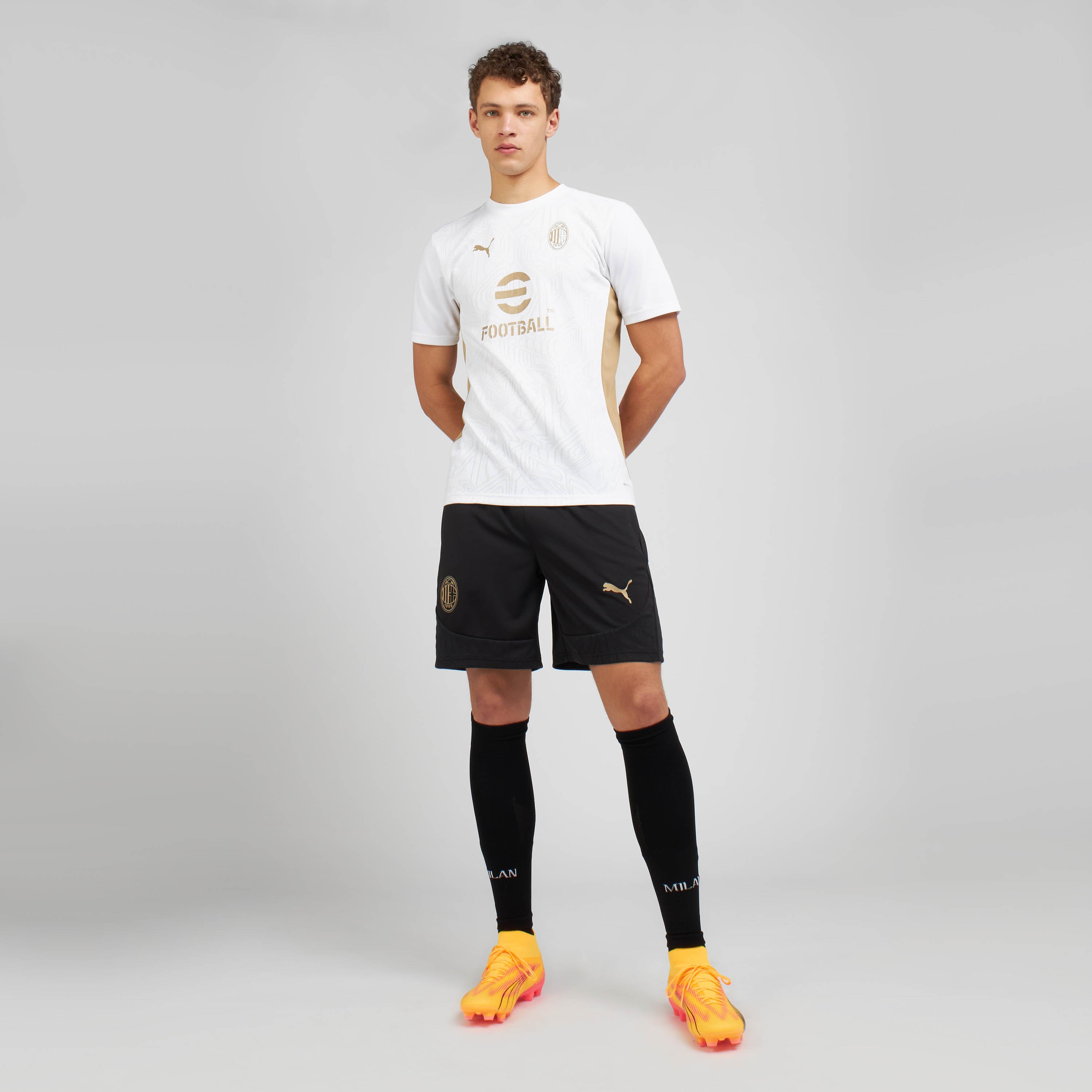 AC Milan Allenamento Training 2024/25 maglia uomo slim fit