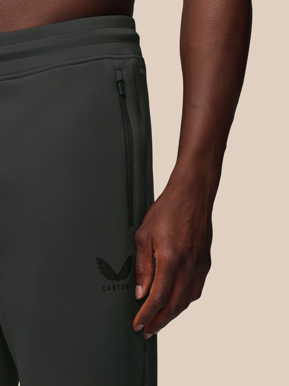 Castore Flex Joggers Pantaloni Tuta Uomo Grigio Gunmetal