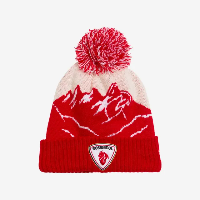 AC Milan Rossignol x New Era Pom Pom Beanie berretto rosso