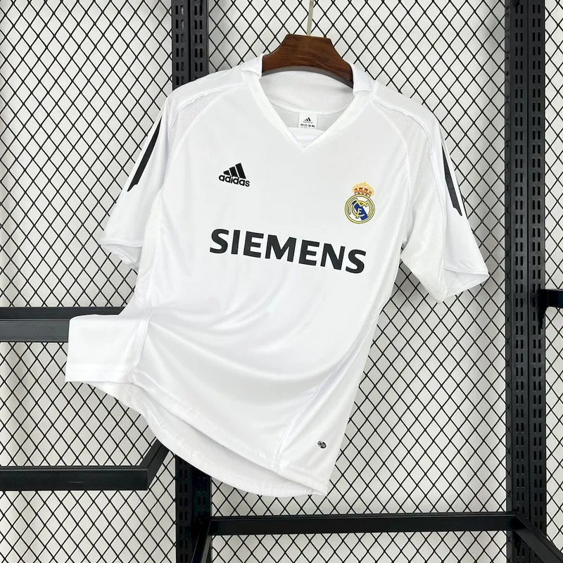 Tifoso Store Maglie da Calcio Maglia Real Madrid 2005/06 Bianca Retro
